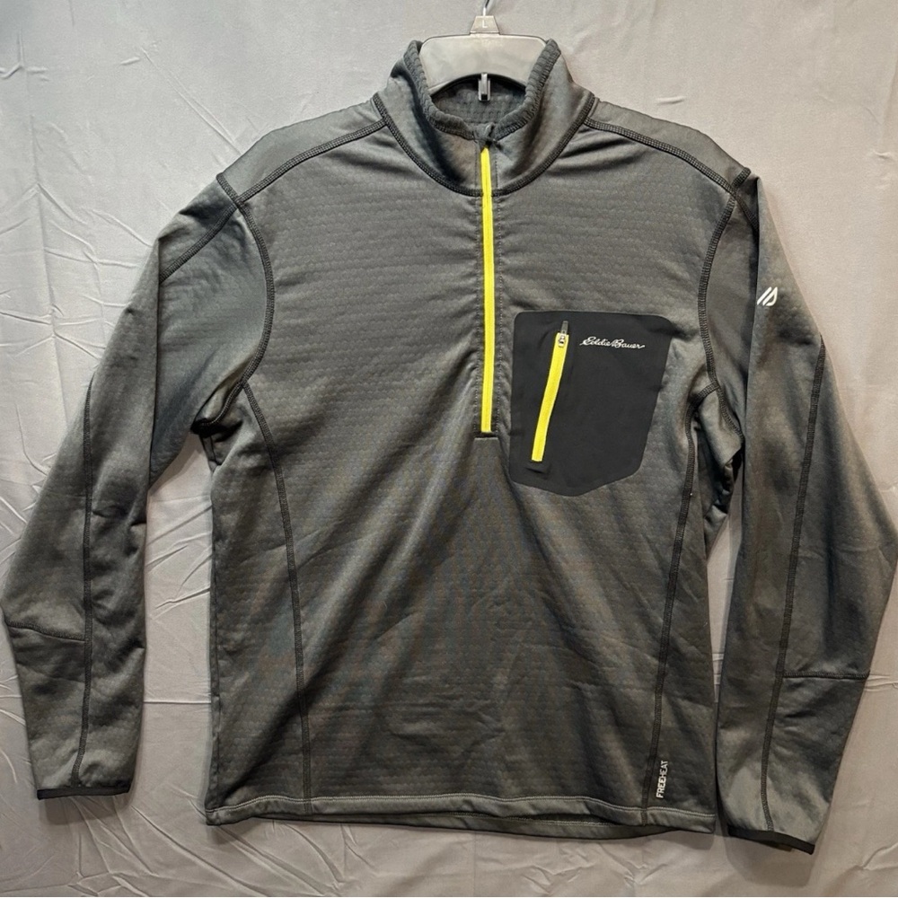 Eddie Bauer Men's Charcoal and Black Performance Jacket